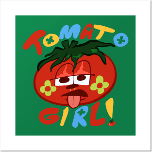 TOMATO GIRL Posters and Art